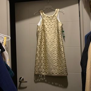 Lilly Pulitzer, size small, gold, NWT